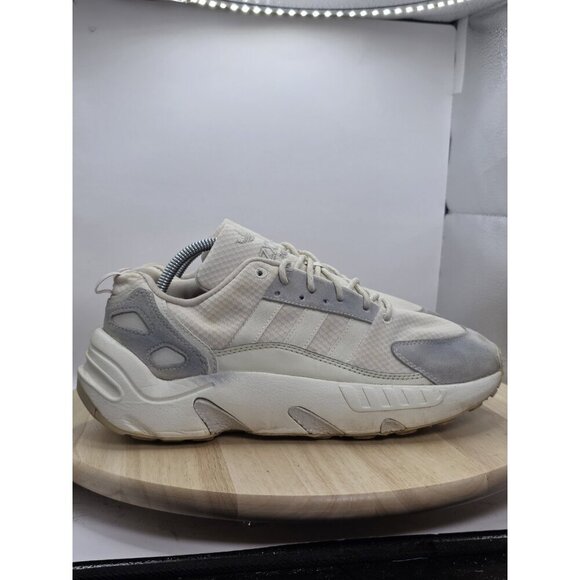 Adidas Originals ZX 22 Boost Running Shoes Cream Bliss White Mens Size 9.5 - Picture 3 of 9